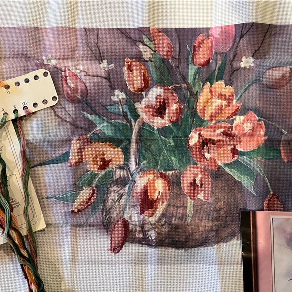 Cross-stitchers, stamped cross stitch kit to finish! - Picture 2 of 4